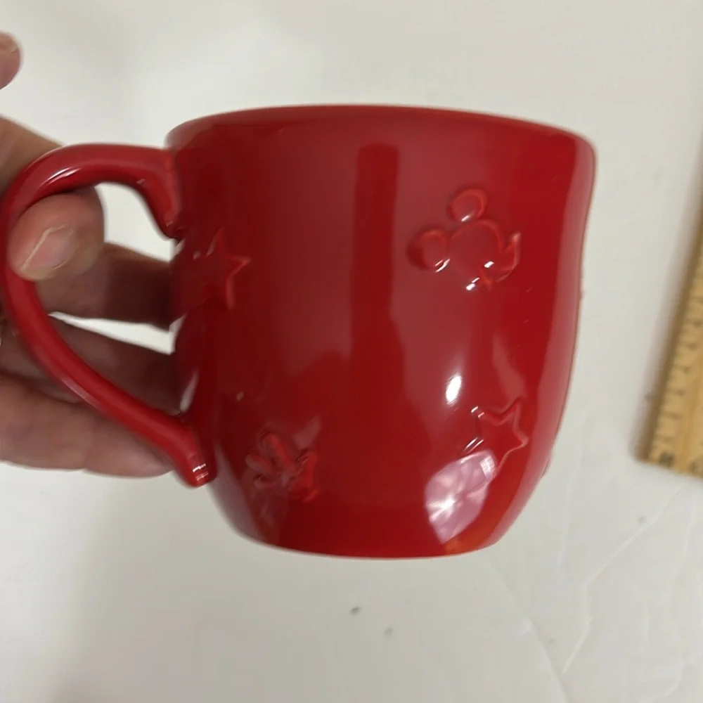 Hallmark Red Disney Minnie and Mickey Mouse Mug